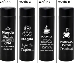 Kubek Termiczny z Grawerem - prezent dla mamy taty kobiety faceta dziewczyny chłopaka żony męża na urodziny święta