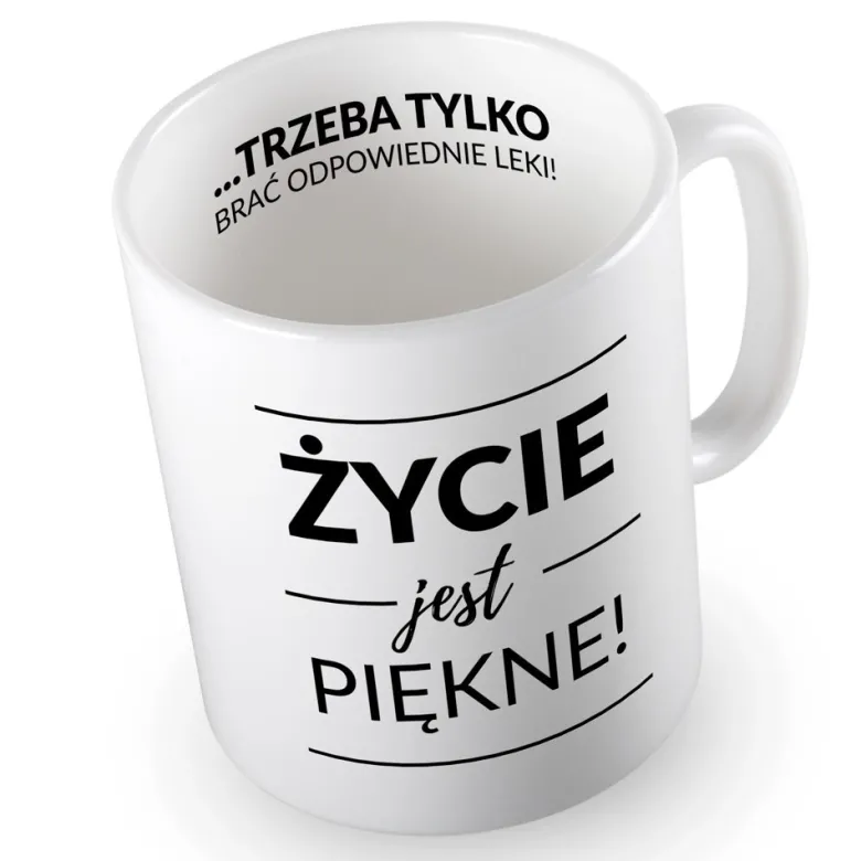 Kubek Życie jest piękne