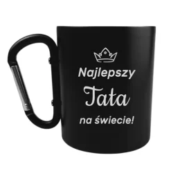 Kubek z Karabińczykiem + Karta Przeżycia Zestaw dla Taty - Prezent dla Taty na Dzień Ojca Święta Urodziny