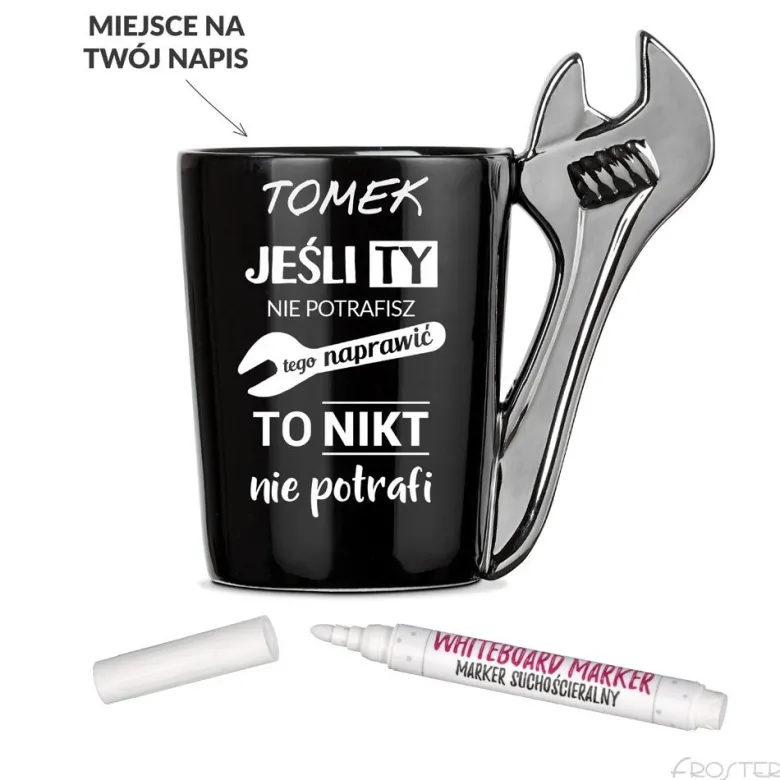 Kubek Złotej Rączki - prezent dla taty dziadka męża