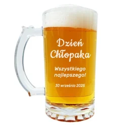 Kufel do Piwa z grawerem - prezent na Dzień Chłopaka dla kolegi z pracy