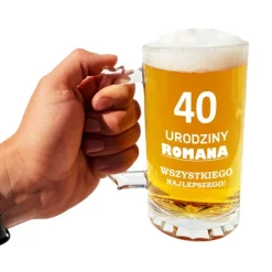 Kufel do Piwa z Grawerem - prezent dla faceta męża chłopaka taty mężczyzny dziadka na święta urodziny