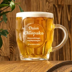 Kufel do Piwa z grawerem - prezent na Dzień Chłopaka