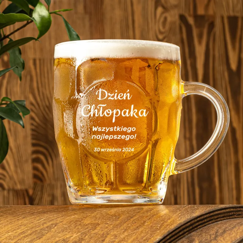 Kufel do Piwa z grawerem - prezent na Dzień Chłopaka