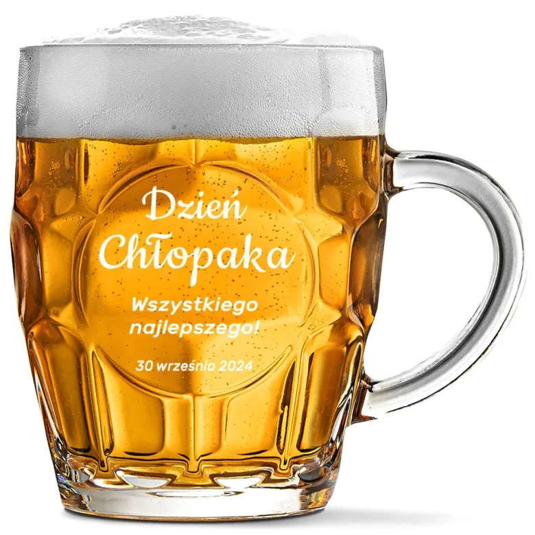 Kufel do Piwa z grawerem - prezent na Dzień Chłopaka