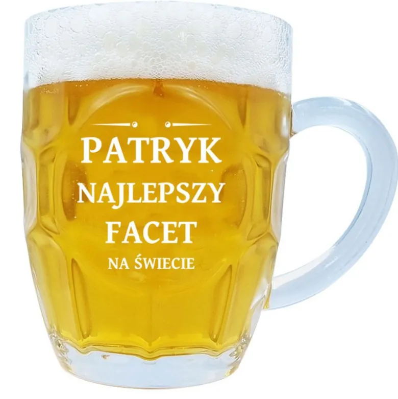 Kufel do Piwa z grawerem - prezent na Dzień Chłopaka