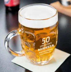 Kufel do Piwa z grawerem - prezent na Dzień Chłopaka
