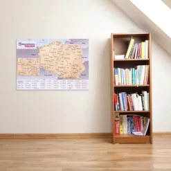 Mapa Odkrywcy - Polska - ulepszona zdrapka