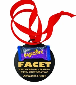 Medal Bajeczny Facet - prezent na Dzień Chłopaka dla Kolegi z Pracy Szkoły