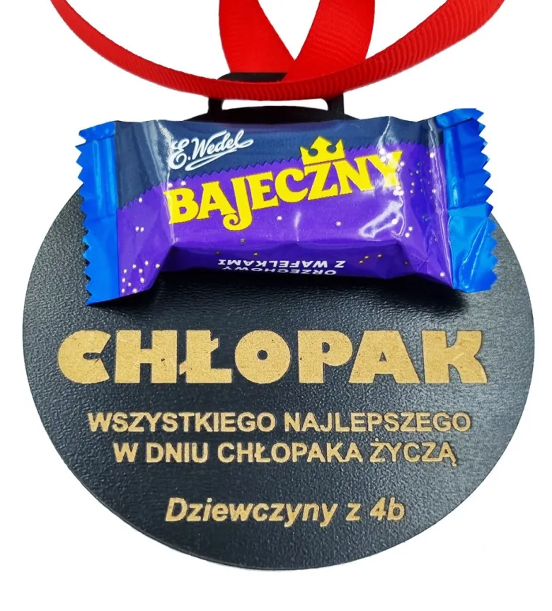 Medal Bajeczny Facet - prezent na Dzień Chłopaka dla Kolegi z Pracy Szkoły