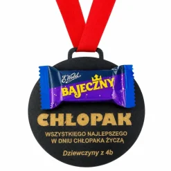 Medal Bajeczny Facet - prezent na Dzień Chłopaka dla Kolegi z Pracy Szkoły