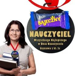 Medal Bajeczny Nauczyciel - prezent na Dzień Nauczyciela