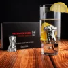 Metalowe Kostki do Drinków - Kobieta i Mężczyzna