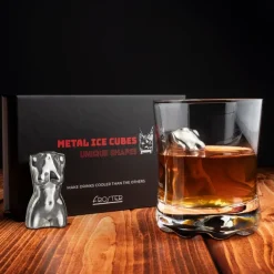 Metalowe Kostki do Drinków - Kobieta