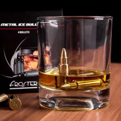 Metalowe Pociski do Drinków - Złote