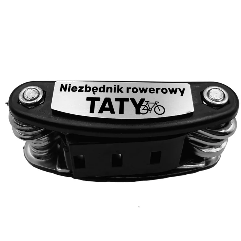 Multitool Rowerowy 16w1 z Grawerem dla Taty - Prezent na Dzień Ojca Święta Urodziny