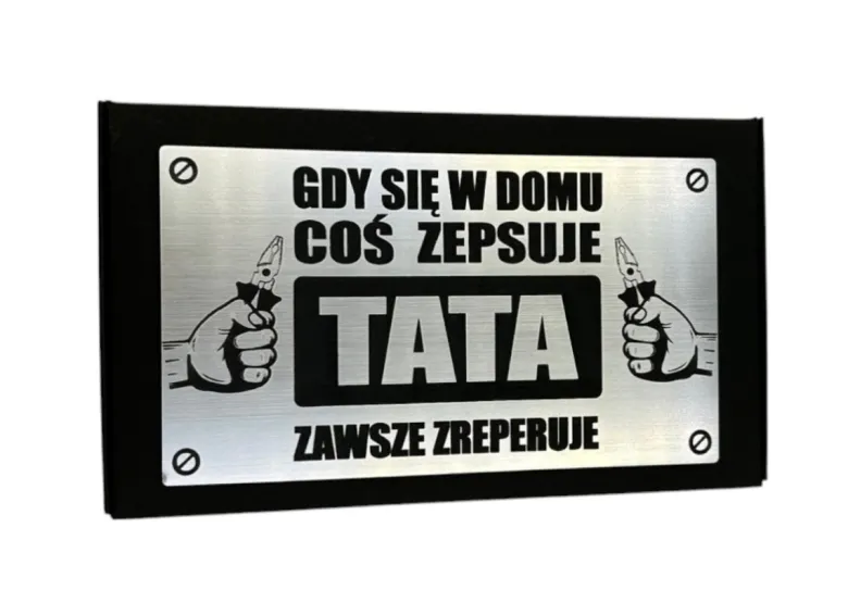 Multitool 13w1 z Grawerem dla Taty - Prezent na Dzień Ojca Święta Urodziny Narzędzie Wielofunkcyjne