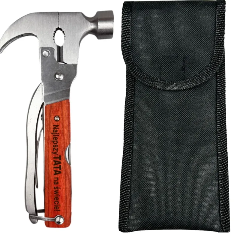 Multitool 8w1 z Grawerem Najlepszy TATA na świecie - Prezent dla Taty na Dzień Ojca Urodziny Święta