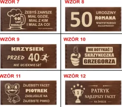 Nosidło na Piwo z Grawerem i Otwieraczem - smieszny prezent na urodziny dla faceta chłopaka