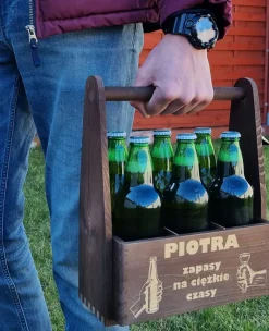 Nosidło na Piwo z Grawerem i Otwieraczem - smieszny prezent na urodziny dla faceta chłopaka