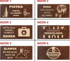 Nosidło na Piwo z Grawerem i Otwieraczem - smieszny prezent na urodziny dla faceta chłopaka