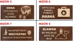 Nosidło na Piwo z grawerem - prezent na Dzień Chłopaka