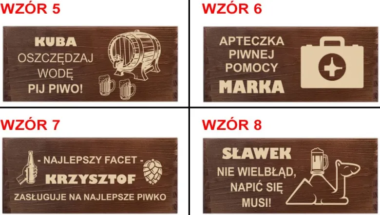 Nosidło na Piwo z grawerem - prezent na Dzień Chłopaka