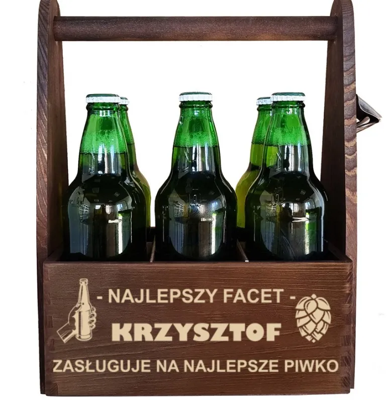 Nosidło na Piwo z grawerem - prezent na Dzień Chłopaka