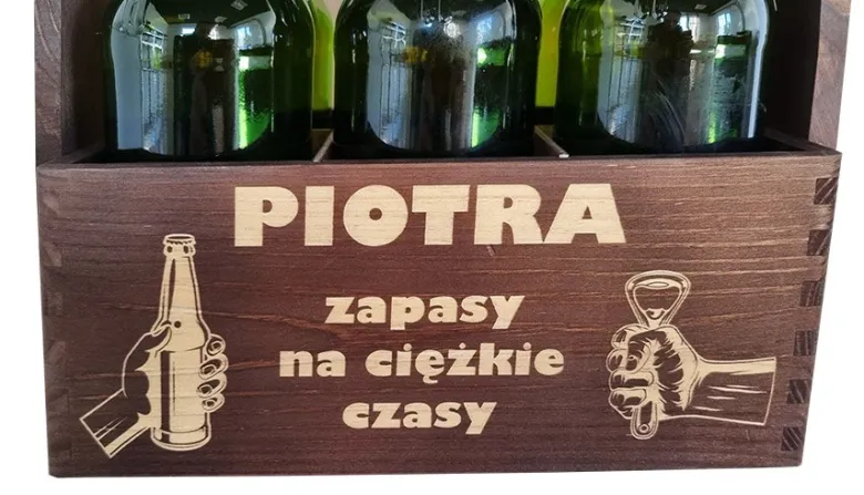 Nosidło na Piwo z grawerem - prezent na Dzień Chłopaka