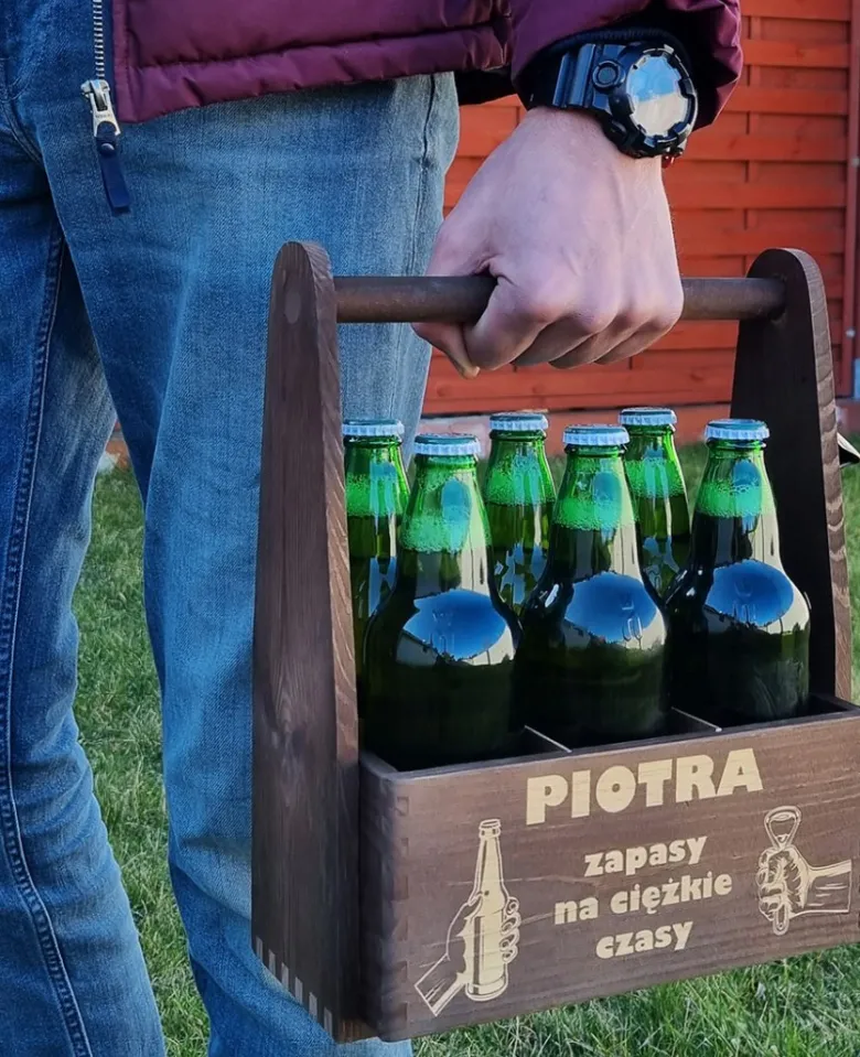 Nosidło na Piwo z grawerem - prezent na Dzień Chłopaka