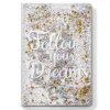 Notes FOLLOW YOUR DREAMS - złote cekiny