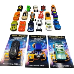 Oryginalny Hot Wheels + Życzenia - Prezent na Dzień Chłopaka Przedszkole Szkoła Autko Samochodzik