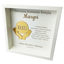 Pamiątka Chrztu Świętego - prezent na chrzest dla chłopca dziewczynki