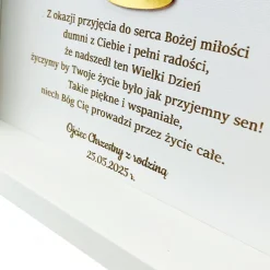 Pamiątka Pierwszej Komunii Świętej - prezent na Pierwszą Komunię Świętą dla chłopca dziewczynki