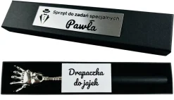 Personalizowana Drapaczka do Jajek - Śmieszny Prezent dla Niego Męża Chłopaka Faceta Mężczyzny na Walentynki Urodziny Święta