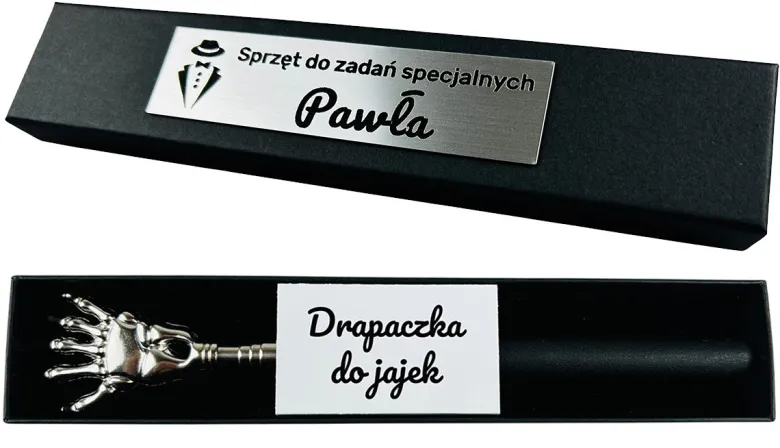 Personalizowana Drapaczka do Jajek - Śmieszny Prezent dla Niego Męża Chłopaka Faceta Mężczyzny na Walentynki Urodziny Święta