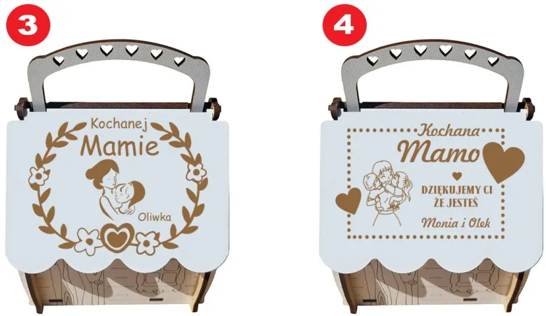 Personalizowana Słodka Chatka dla Mamy - prezent na Dzień Matki