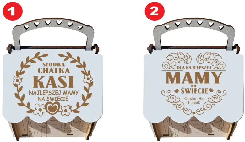 Personalizowana Słodka Chatka dla Mamy - prezent na Dzień Matki