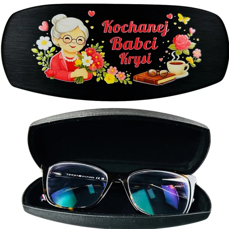 Personalizowane Etui na Okulary dla Babci - Prezent na Dzień Babci i Dziadka
