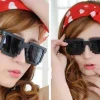 Pikselowe okulary 8 bit pixel - czarne