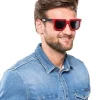 Pikselowe okulary 8 bit pixel - czerwone