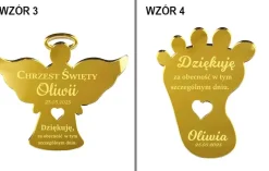 Podziękowanie dla Gości Chrzest Roczek Magnes - Podziękowania dla Gości