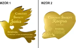 Podziękowanie dla Gości Chrzest Roczek Magnes - Podziękowania dla Gości