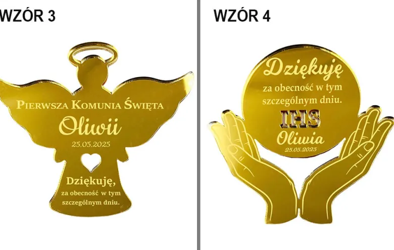 Podziękowanie dla Gości Komunia Magnes - Podziękowania dla Gości