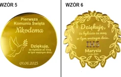 Podziękowanie dla Gości Komunia Magnes - Podziękowania dla Gości