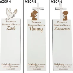 Podziękowanie dla Gości Komunia - Upominek Podziękowania dla Gości