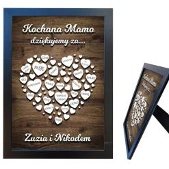 Podziękowanie dla mamy 21x30 cm - prezent na Dzień Matki