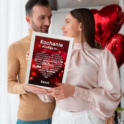 Podziękowanie dla żony dziewczyny męża chłopaka - prezent na Walentynki Rocznicę