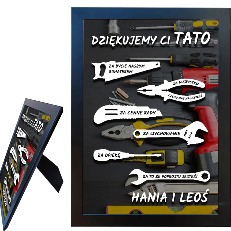 Podziękowanie dla taty majsterkowicza - prezent na Dzień Ojca