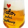 Pokal Kufel do Piwa dla Taty 500 ml - Prezent na Dzień Ojca Święta Urodziny